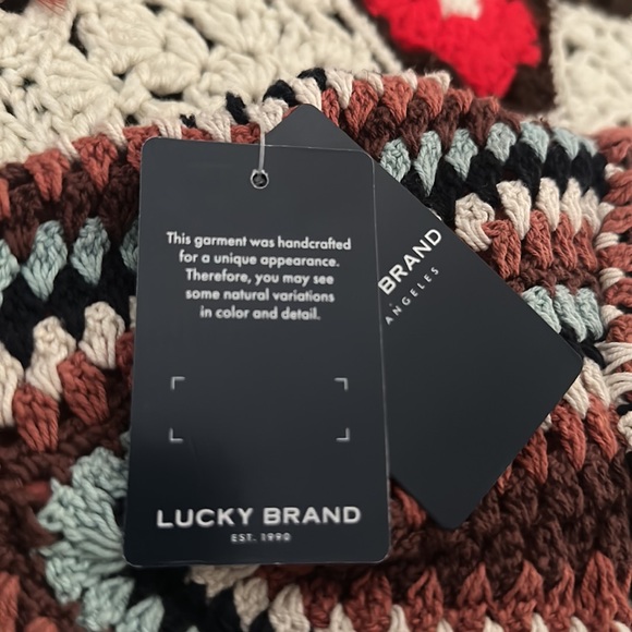 Lucky Brand handcrafted crochet halter sundress - Picture 11 of 12